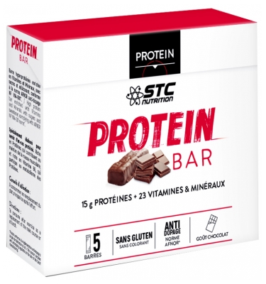 STC Nutrition Protein Bars Chocolate Flavor 5 Bars x 45g