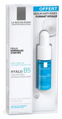 La Roche-Posay Hyalu B5 Plumping Repair Anti-Wrinkle Care 40ml + Plumping Repair Anti-Wrinkle Serum Concentrate 10ml Free