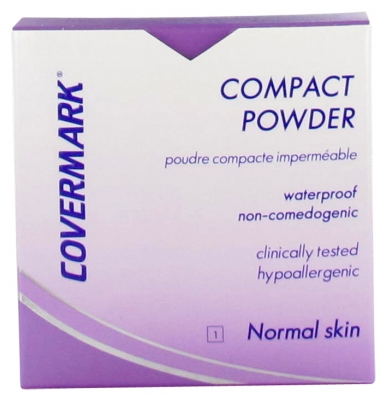 Covermark Nepremočljiv Kompaktni Puder 10 g - Odtenek: 1