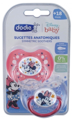 Dodie Disney Baby 2 Anatomiques Silicone 18 Mois et +