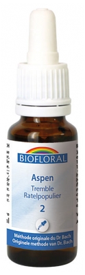 Biofloral Bach Flower Remedies 02 Aspen Organic 20 ml