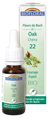 Biofloral Bach Flower Remedies 22 Oak Organic 20 ml
