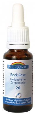 Biofloral Bach Flowers 26 Rock Rose Organic 20ml