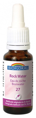 Biofloral Fleurs de Bach 27 Rock Water Bio 20 ml