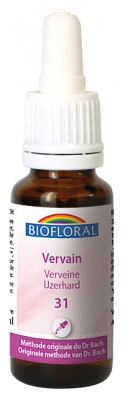 Biofloral Bach Flower Remedies 31 Vervain Organic 20 ml