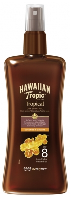 Hawaiian Tropic Protective Huile Sèche SPF8 200 ml