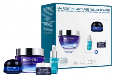 Biotherm Blue Therapy Blue Pro-Retinol Multi-Correct Cream Anti-Âge 50 ml + Ma Routine Anti-Âge Resurfaçante Offerte