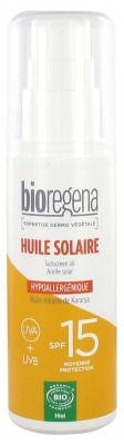 Bioregena Huile Solaire SPF15 Bio 90 ml
