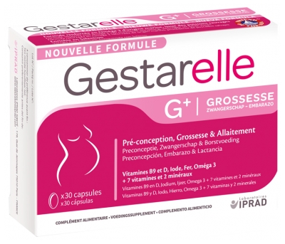 Laboratoires IPRAD Gestarelle G+ Pregnancy 30 Capsules