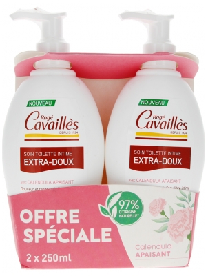 Rogé Cavaillès Soin Toilette Intime Extra-Doux Lot de 2 x 250 ml