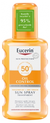 Eucerin Sun Protection Oil Control Sun Spray Transparent SPF50+ 200 ml