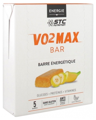 STC Nutrition VO2 MAX BAR 5 Barres Énergétiques x 45 g