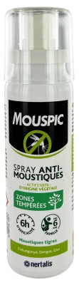 Mouspic Vegetabilsk Myggespray Tempererede Zoner 100 ml