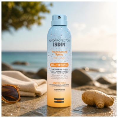 Isdin Fotoprotector Transparent Spray Wet Skin SPF50 250 ml
