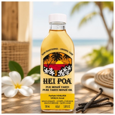 Hei Poa Pur Monoï Tahiti Vaniļas smarža 100 ml