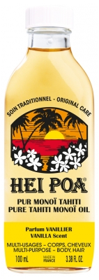 Hei Poa Pure Tahiti Monoi Oil Vanilla Scent 100ml