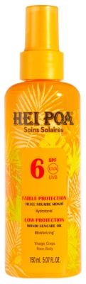 Hei Poa Huile Solaire Monoï SPF6 150 ml