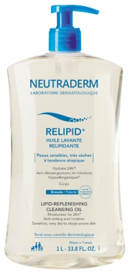 Neutraderm Relipid+ Lipid-Replenishing Cleansing Oil 1 Liter