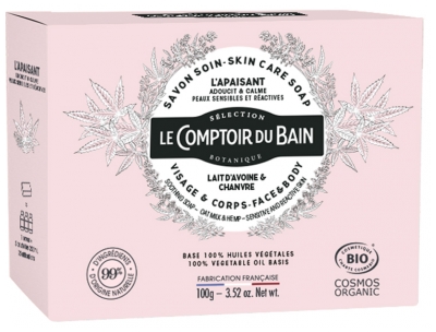 Săpun de Îngrijire Calmanta Față & Corp Bio Le Comptoir du Bain 100 g
