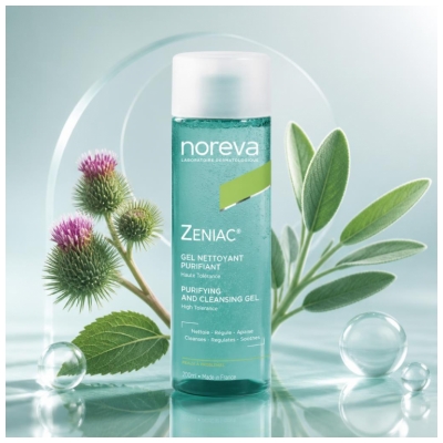 Noreva Zeniac Gel Nettoyant Purifiant 200 ml