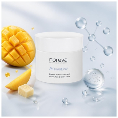 Noreva Aquareva Nachtpflege Intensive Feuchtigkeitszufuhr 24 Stunden 50 ml