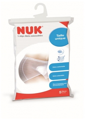 NUK Slips Filets Extensibles Taille Unique 5 Pièces
