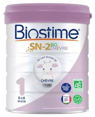 Biostime SN-2 Bio Chèvre 1er Âge de 0 à 6 Mois 800 g