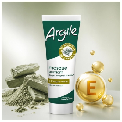 Juvaflorine Reinigende Maske mit Grüner Tonerde 300 g