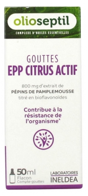 Olioseptil Gouttes EPP Citrus Actif 50 ml