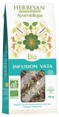 Herbesan Ayurvedic Organic Vata Infusion 70 g
