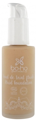 Boho Green Make-up Fond de Teint Fluide Bio 30 ml - Teinte : 02 Ivoire