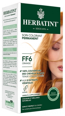 Herbatint Permanente Farbpflege 150 ml - Haarfärbung: FF6 Orange