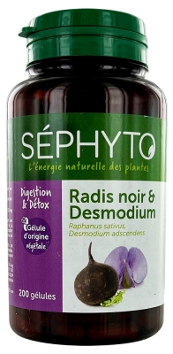 Séphyto Rabanete Preto & Desmodium 200 Cápsulas
