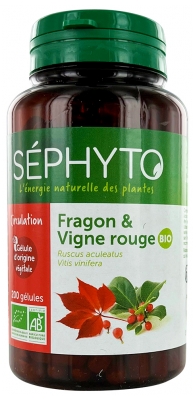 Séphyto Fragon & Vīna Sarkans Bio 200 Kapsulas