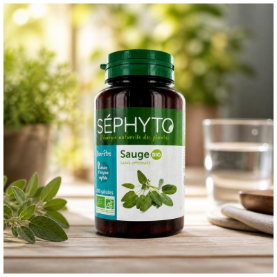 Séphyto Sálvia Bio 200 Cápsulas