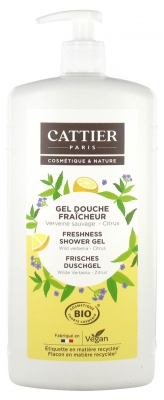 Cattier Shower Gel Wild Verbena Citrus Organic 1L