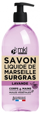 MKL Green Nature Savon Liquide de Marseille Surgras Lavande 1 L