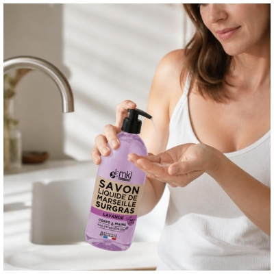MKL Green Nature Mydło Marsylskie w Płynie Surgras Lavender 1 L
