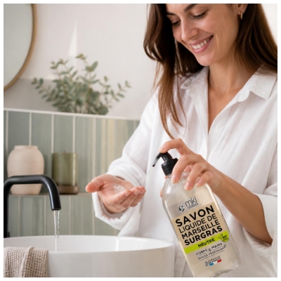 Săpun Lichid de Marsilia Neutru Fără Parfum MKL Green Nature 1 L