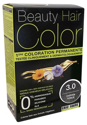 Eric Favre Beauty Hair Color Coloration Permanente - Teinte : 3.0 Châtain Foncé