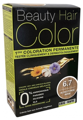 Eric Favre Beauty Hair Color Coloration Permanente - Teinte : 6.7 Blond Foncé Beige