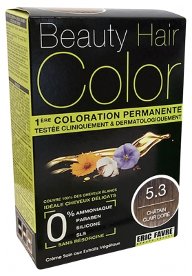 Eric Favre Beauty Hair Color Coloration Permanente - Teinte : 5.3 Châtain Clair Doré