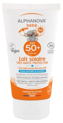 Alphanova Bébé Latte Solare Biologico SPF50+ 50 ml