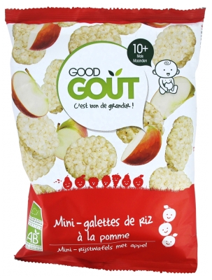 Good Goût Organic Mini Apple Rice Cakes From 10 Months 40 g