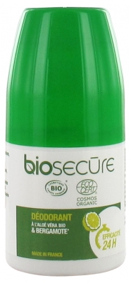 Biosecure Déodorant Pierre d'Alun Aloe Vera Bergamote 50 ml