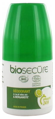 Biosecure Alum Stone Deodorant Aloe Vera Bergamot 50ml