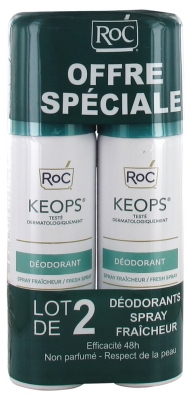RoC Keops Deodorante Spray Rinfrescante 2 x 100 ml