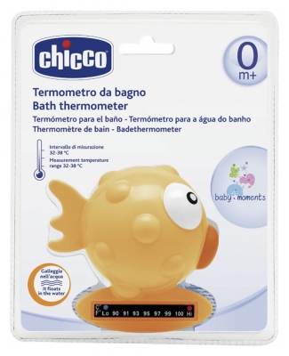 Chicco Bath Thermometer 0 Month and + - Colour: Orange