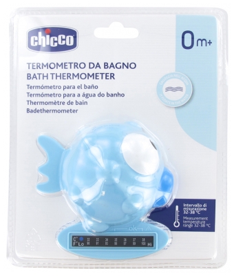 Chicco Thermomètre de Bain 0 Mois et + - Couleur : Bleu