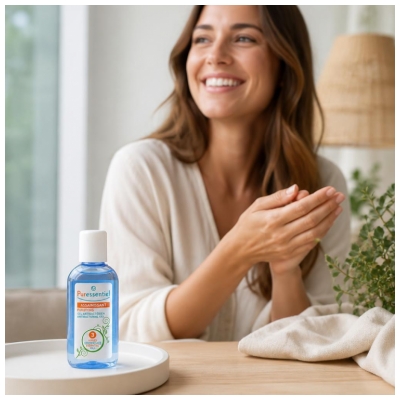 Puressentiel Antibacteriële gel met 3 Essentiële Oliën 25 ml